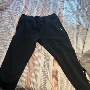 Black polo sweatpants